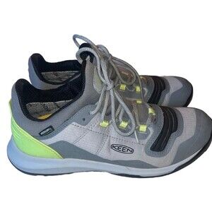 Keen Gray and Yellow Athletic Shoes with Protective Toe Cap